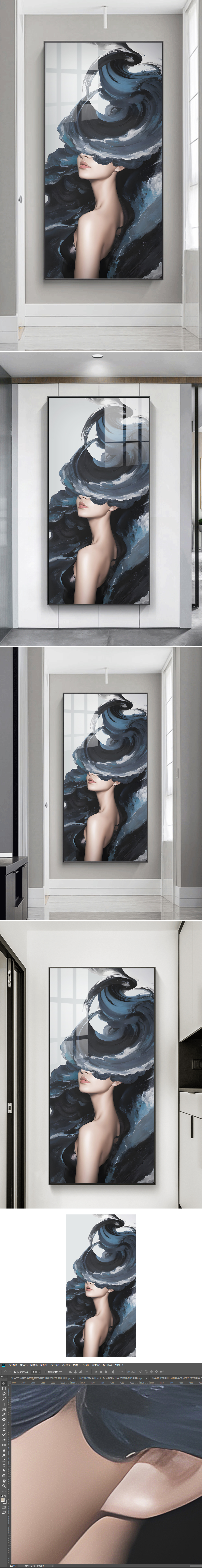 人物油画现代抽象画专题模板-人物油画现代抽象画图片素材下载-我图网