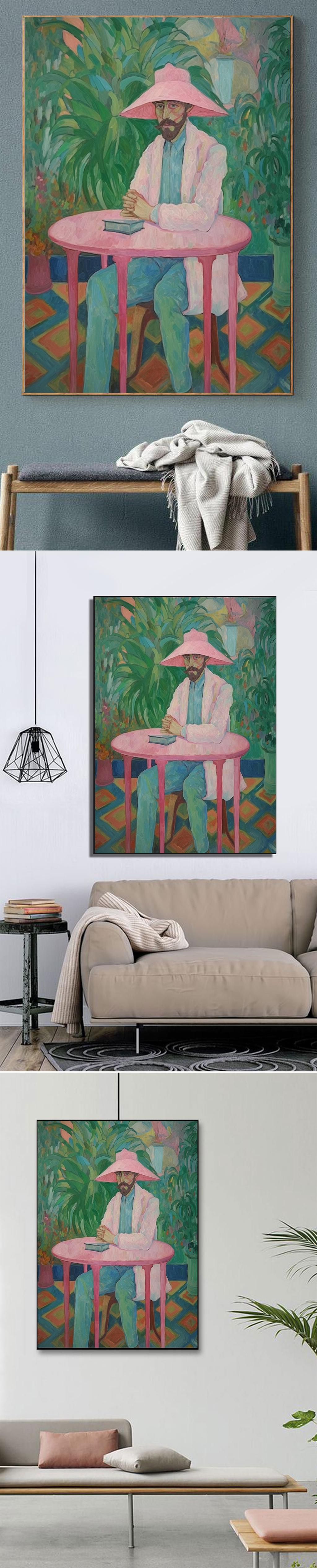 抽象油画人物作品专题模板-抽象油画人物作品图片素材下载-我图网