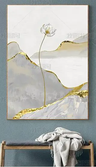 山水金箔画图片大全-山水金箔画背景图片-我图网 山水金箔画图片大全-山水金箔画背景图片-我图网