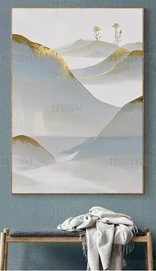 山水金箔画图片大全-山水金箔画背景图片-我图网 山水金箔画图片大全-山水金箔画背景图片-我图网
