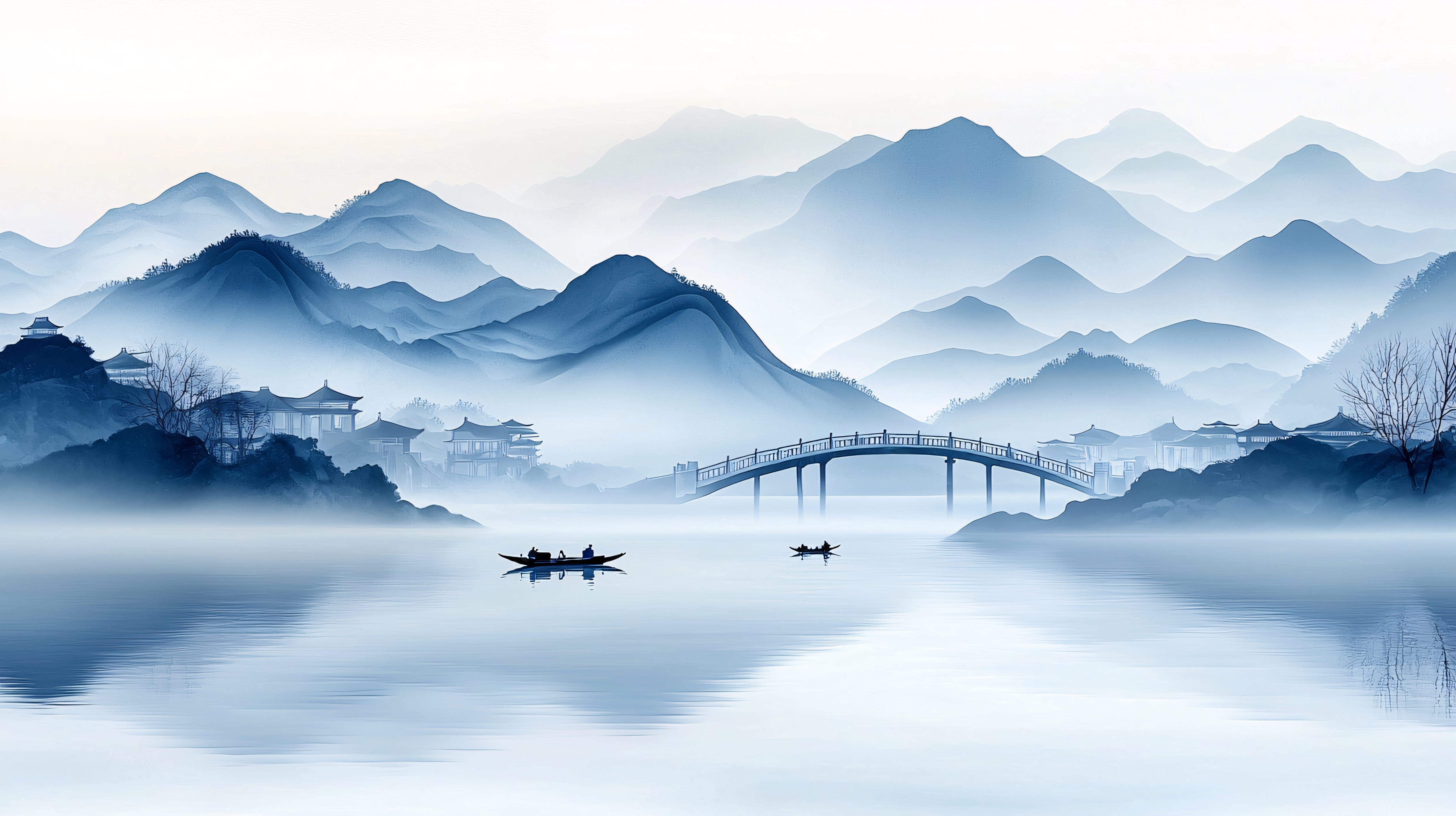 山水如画图片大全-山水如画背景图片-我图网