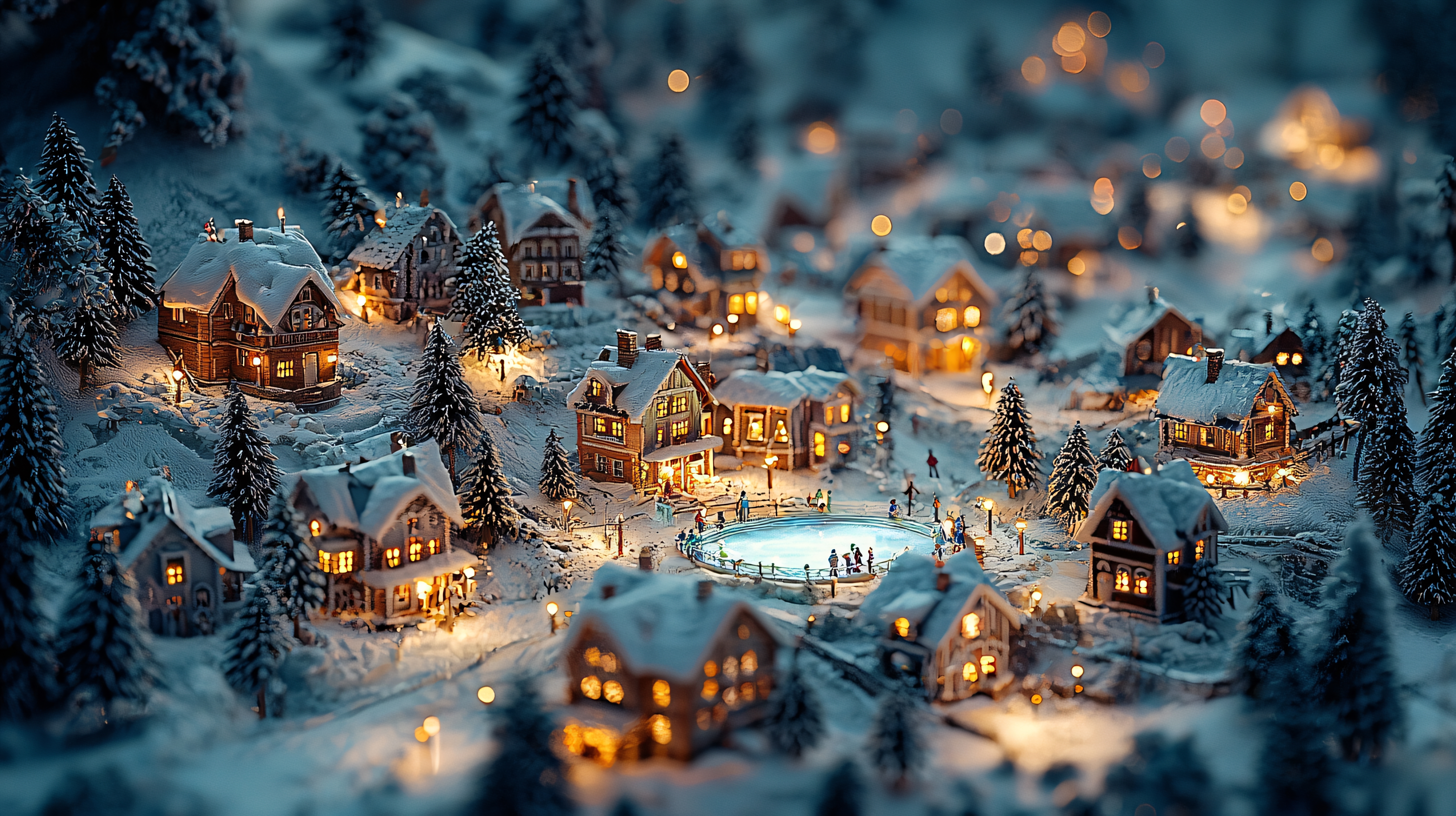 雪风景油画图片大全-雪风景油画背景图片-我图网