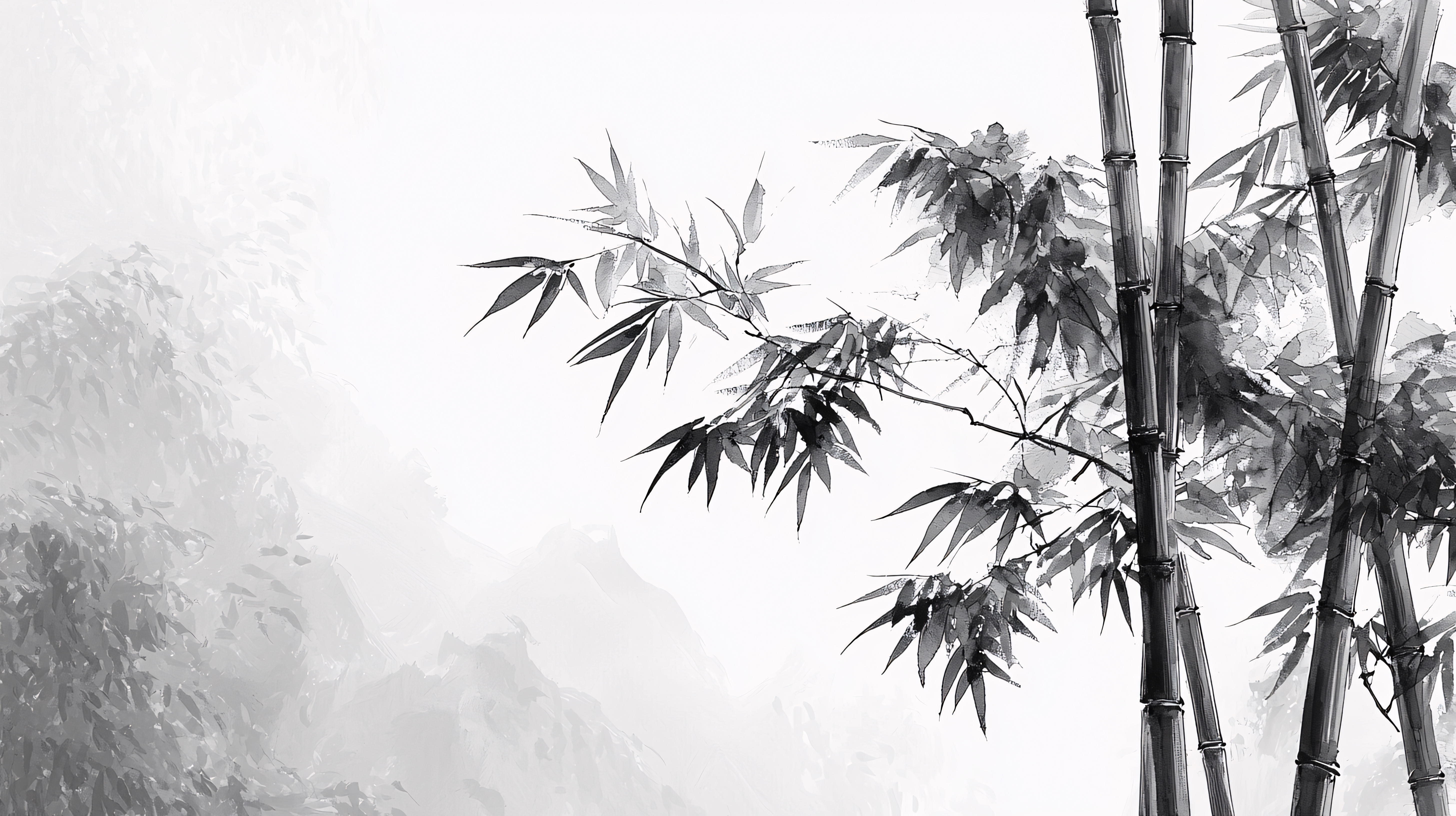 山水竹子图片图片大全-山水竹子图片背景图片-我图网