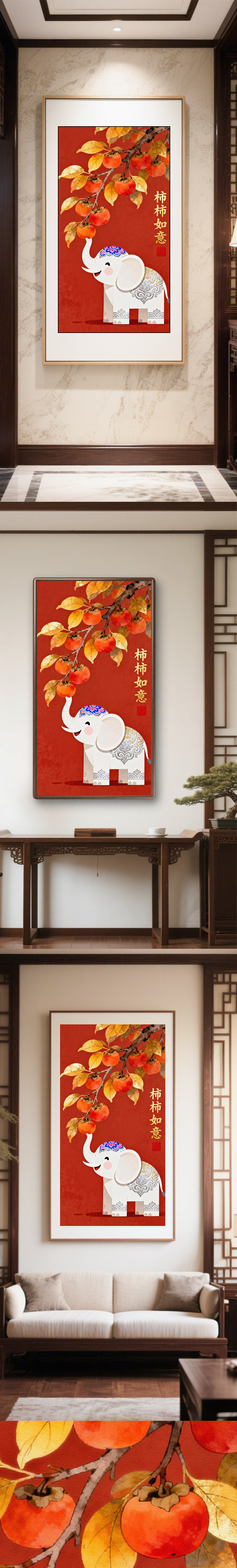 大象吉祥画图片大全-大象吉祥画背景图片-我图网