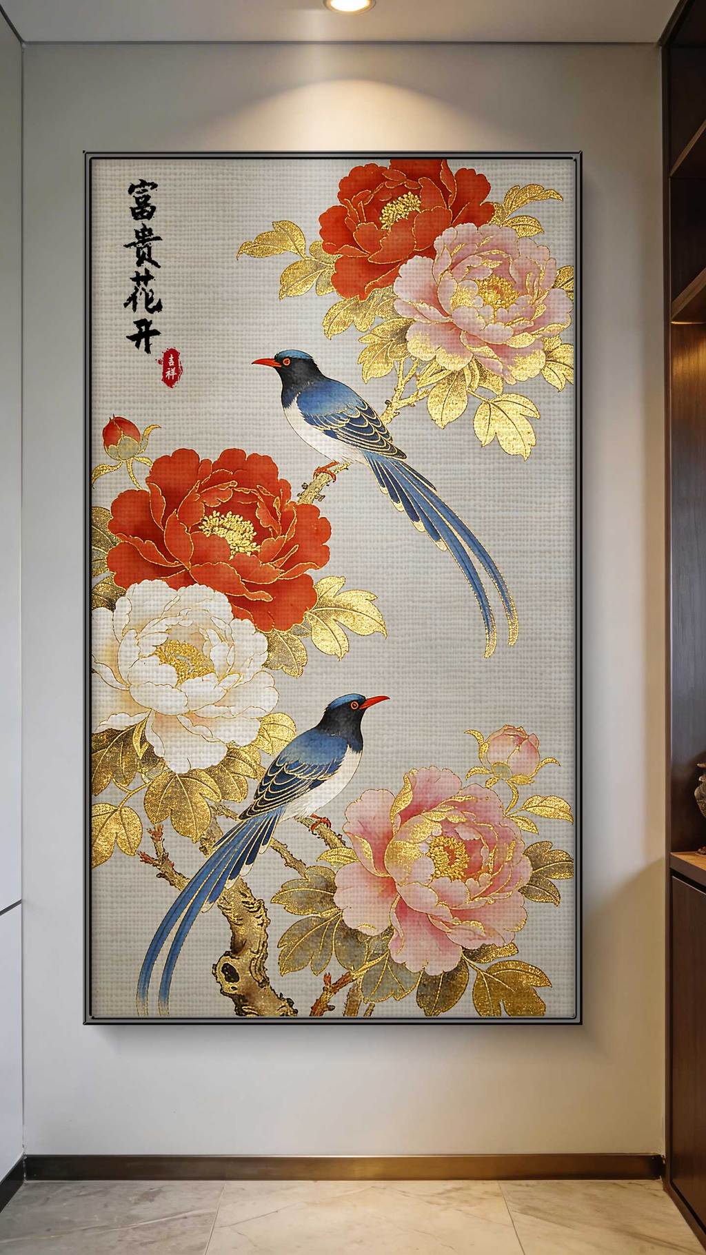 手繪國畫 花鳥 國畫 鳥 中國畫 花鳥畫合集01 片片楓葉都是情