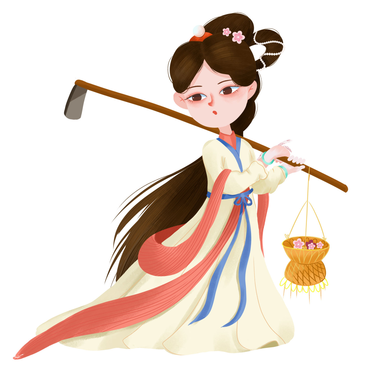 林黛玉葬花专题模板-林黛玉葬花图片素材下载-我图网