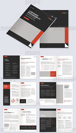 indesign模板专题模板-indesign模板图片素材下载-我图网