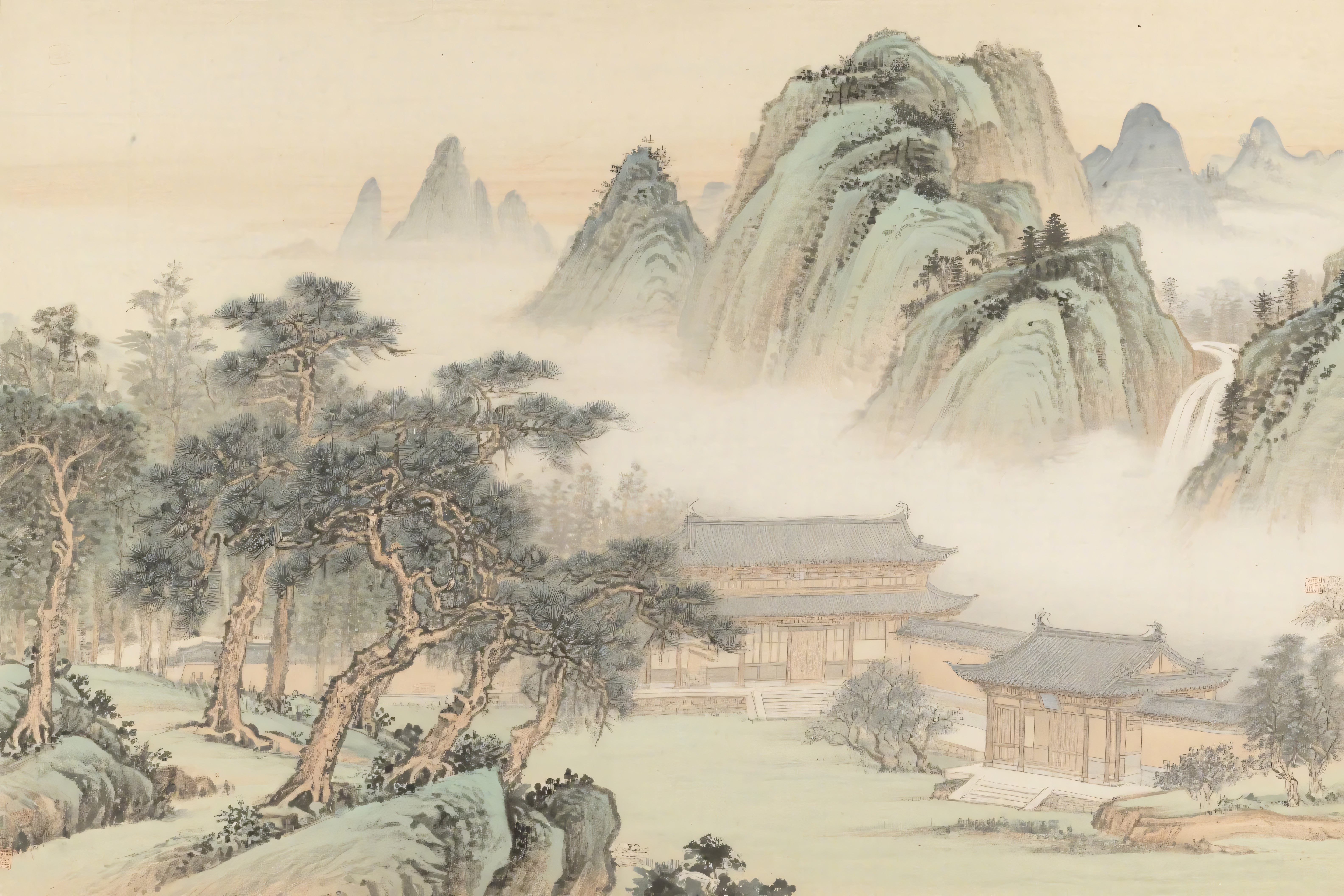 中国传统山水古画下载-编号37214622-{$className}-我图网